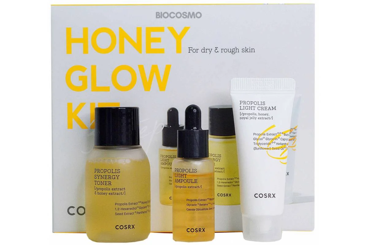 Набор миниатюр с прополисом для сияния Cosrx Honey Glow Kit