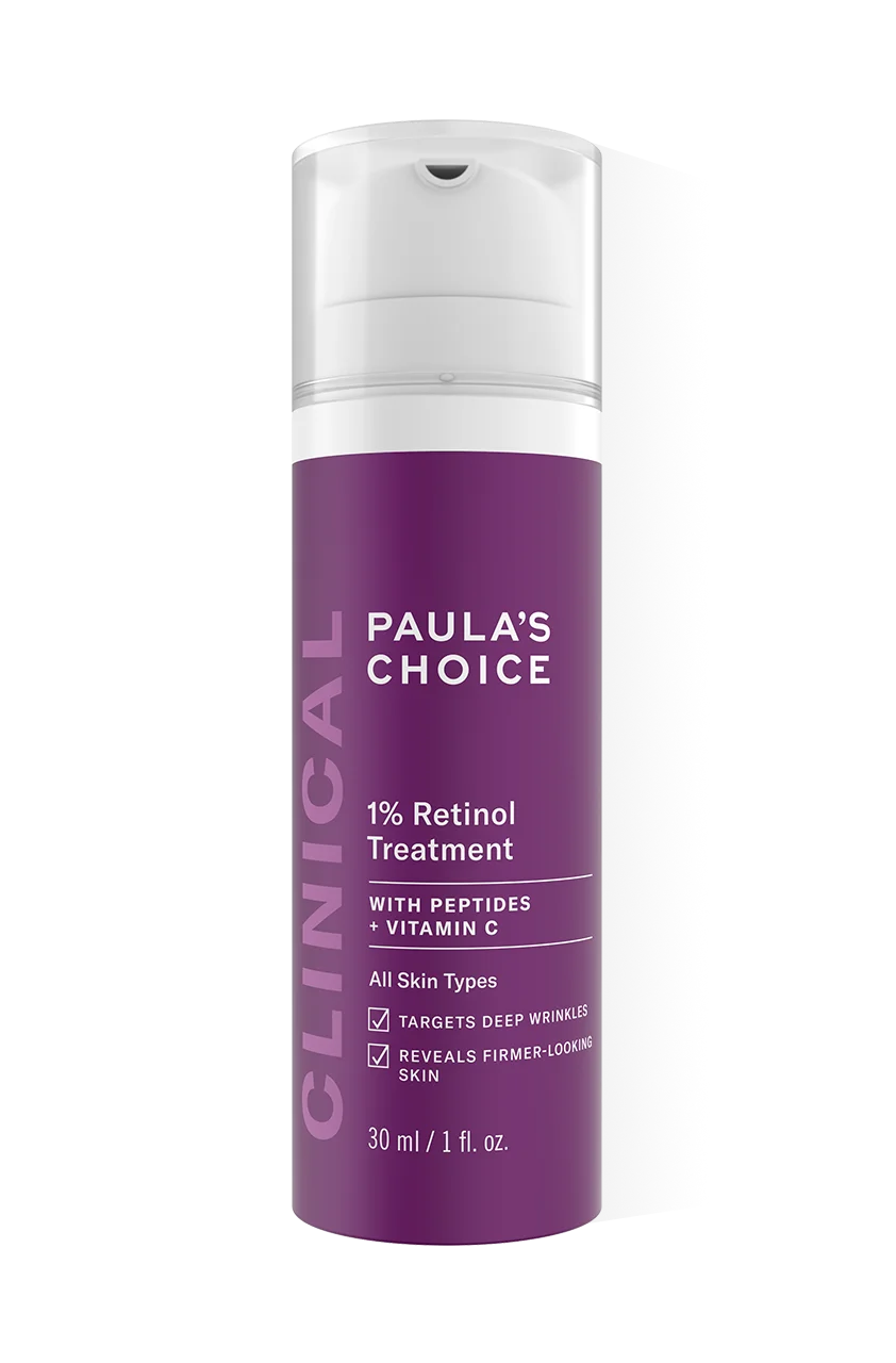 Антивозрастная сыворотка с 1% ретинола, пептидами и витамином С 30 мл / Clinical 1% retinol treatment