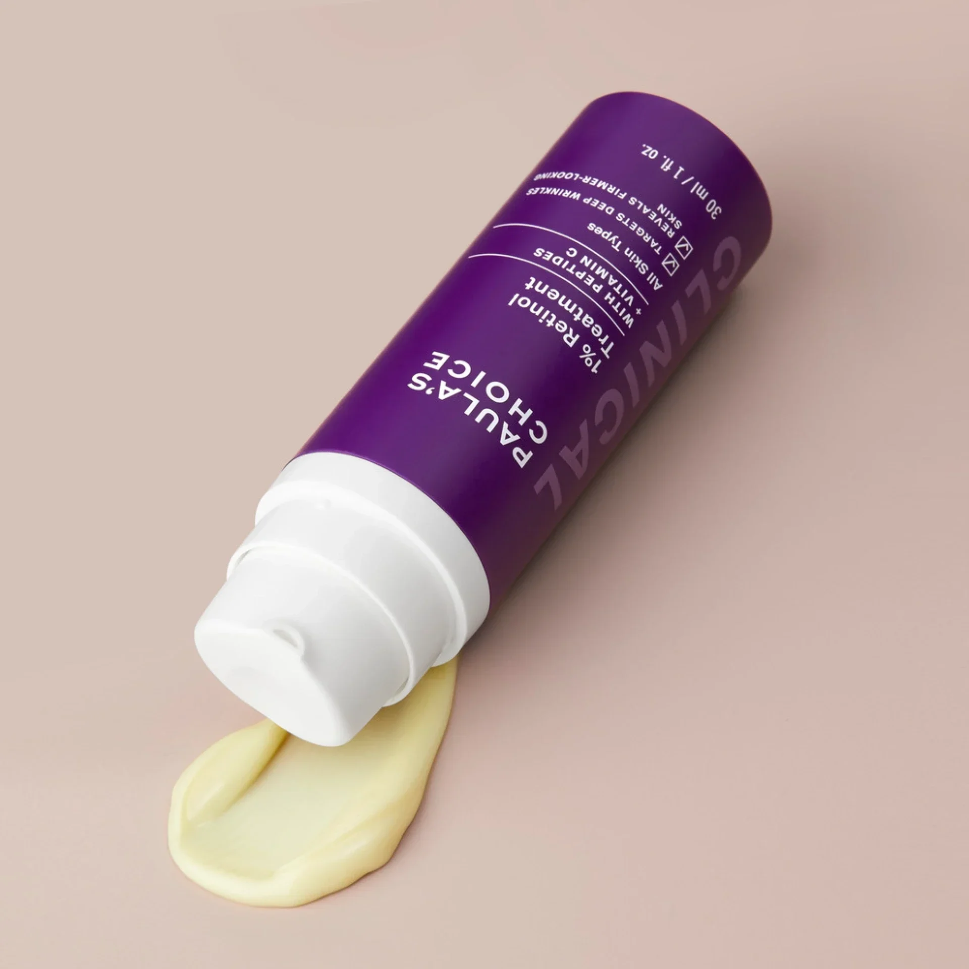 Антивозрастная сыворотка с 1% ретинола, пептидами и витамином С 30 мл / Clinical 1% retinol treatment