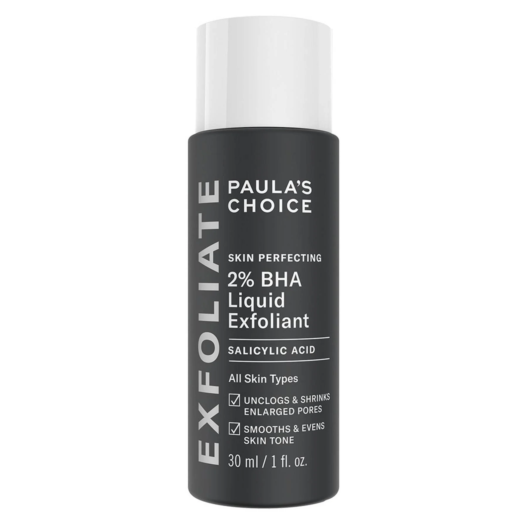 Эксфолиант с 2% салициловой кислоты/ Skin perfecting 2% BHA liquid exfoliant travel 30мл