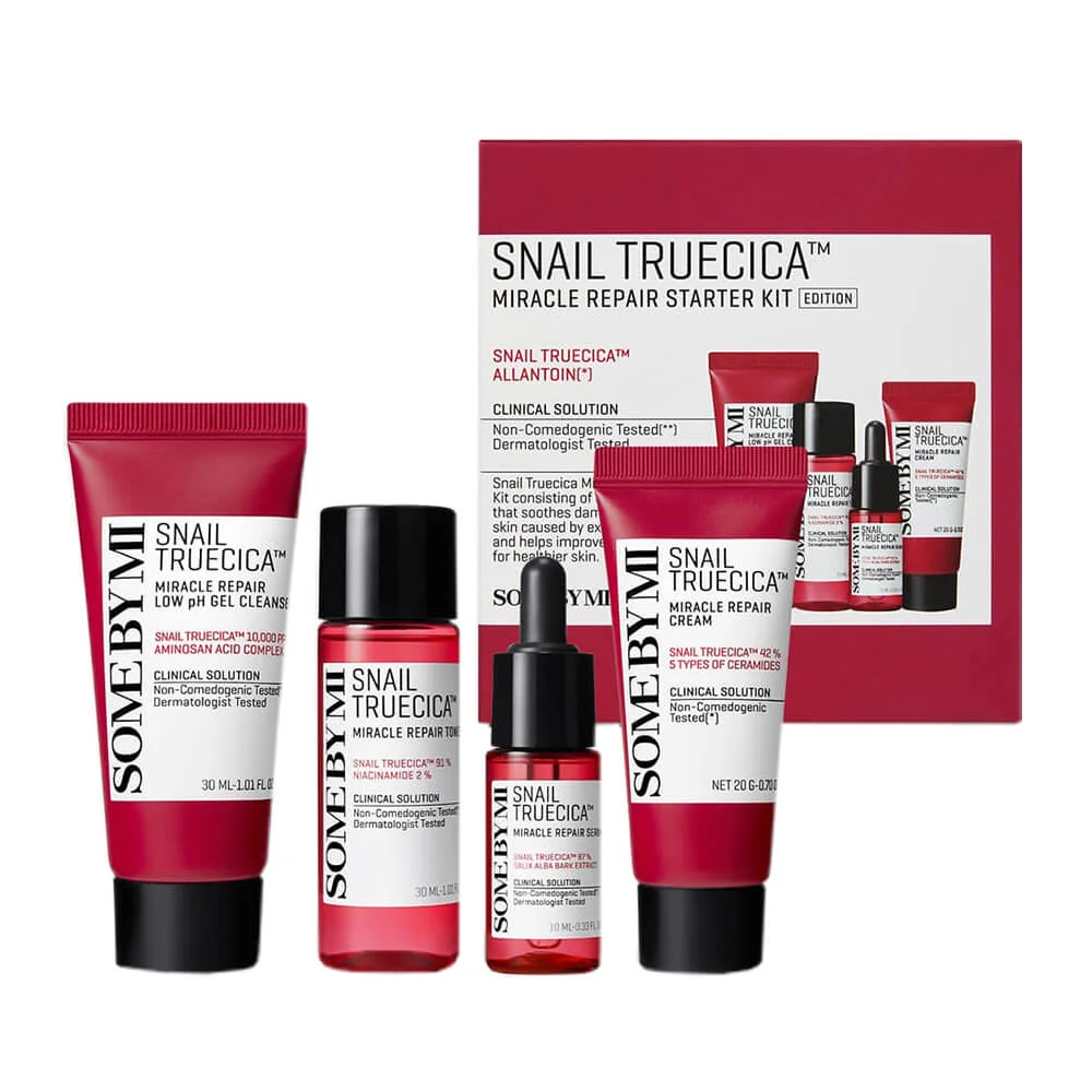 Набор миниатюр с муцином улитки Some By Mi Snail Truecica Miracle Repair Starter Kit