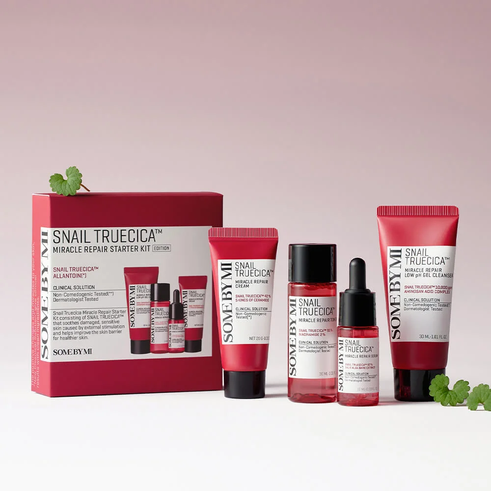 Набор миниатюр с муцином улитки Some By Mi Snail Truecica Miracle Repair Starter Kit