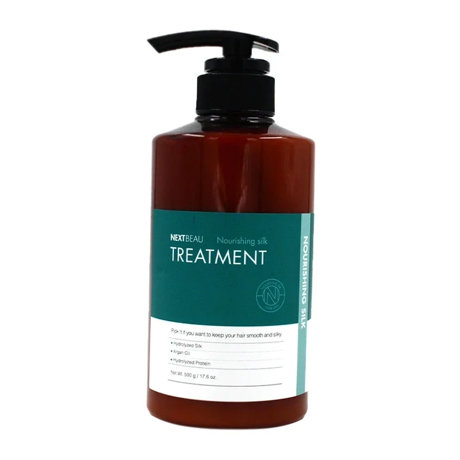  Питательная бальзам-маска для волос с аминокислотами Nextbeau Nourishing Silk Treatment 500мл 