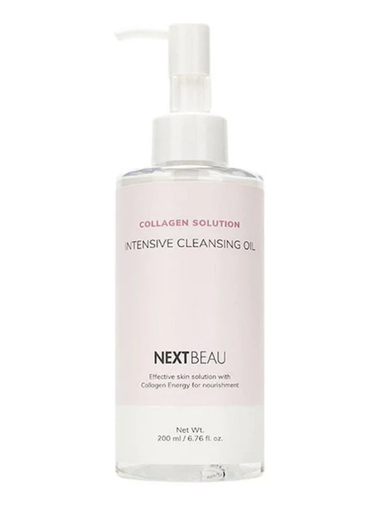 Очищающее гидрофильное масло Коллаген NEXTBEAU COLLAGEN SOLUTION INTENSIVE CLEANSING OIL 200 мл 