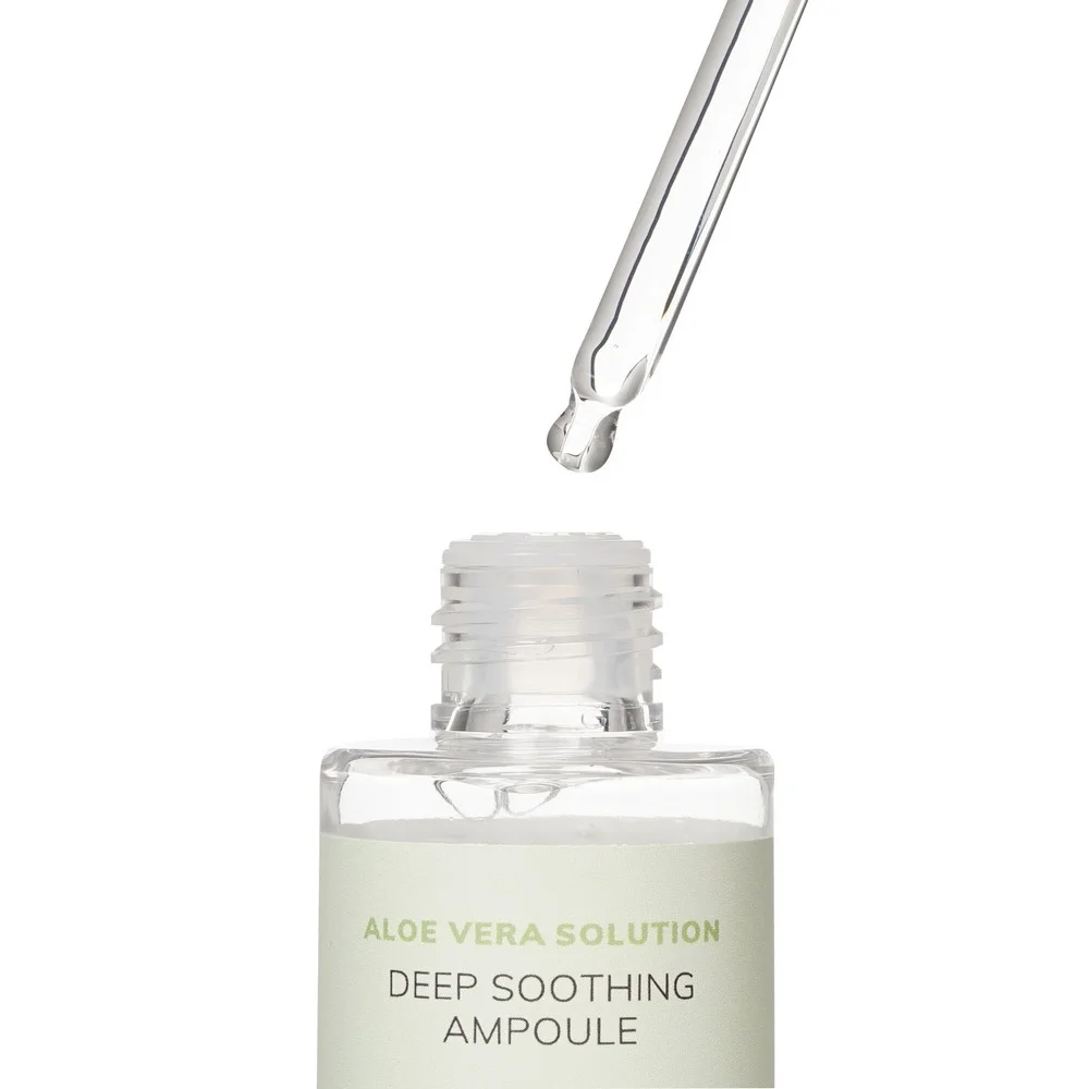 Сыворотка для лица разглаживающая с алое Nextbeau Aloe Vera Solution Soothing Deep Soothing Ampoule / 80 мл