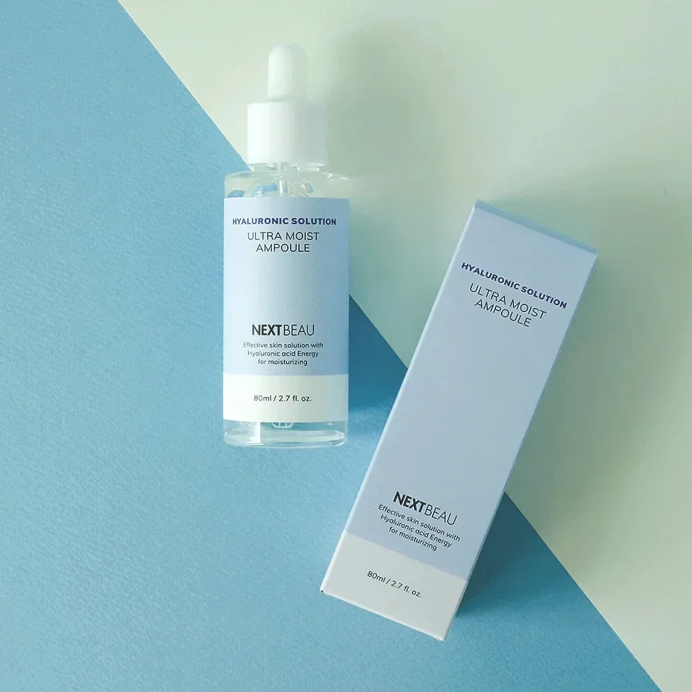 Увлажняющая сыворотка для лица с гиалуроновой кислотой Nextbeau Hyaluronic solution Moist Ampoule / 80 мл