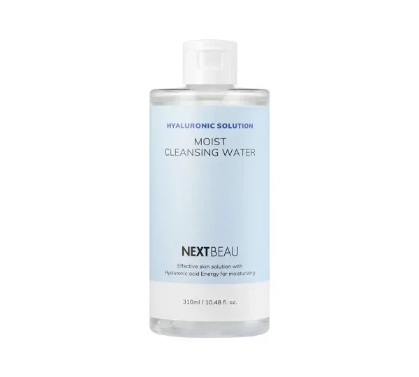 Очищающая мицелярная вода с гиалуроновой кислотой NEXTBEAU HYALURONIC SOLUTION MOIST CLEANSING WATER 310 мл