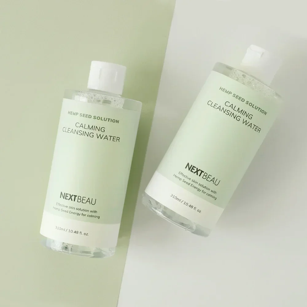 Мицеллярная вода с конопляным маслом Nextbeau Hemp seed solution Calming Cleansing Water / 310 мл