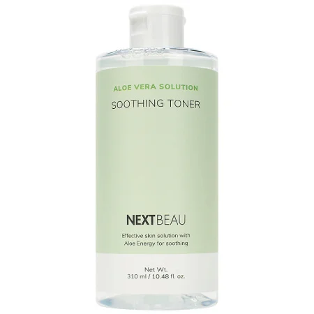 Смягчающий тонер с экстрактом алоэ NEXTBEAU Aloe Vera Solution Soothing Toner