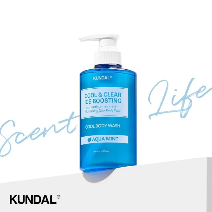 Гель для душа Kundal Cool & Clear Ice Boosting Cool Body Wash Aqua Mint