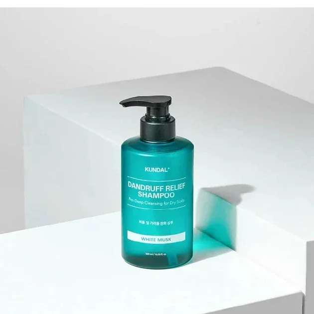 KUNDAL ШАМПУНЬ ПРОТИВ ПЕРХОТИ APPLE GREEN TEA DANDRUFF RELIEF PRO-DEEP CLEANSING SHAMPOO 500ML