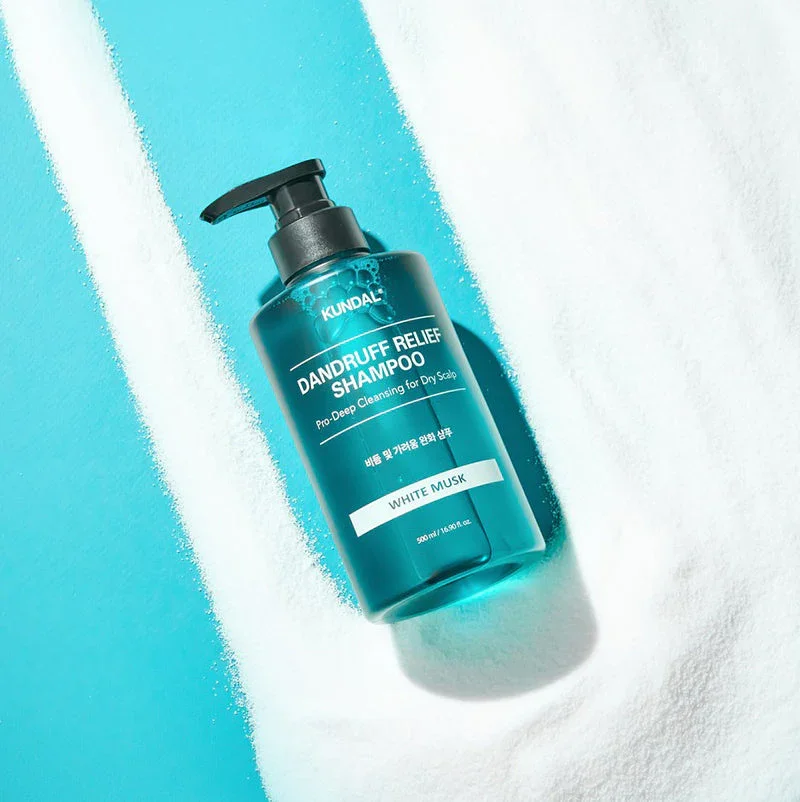 KUNDAL ШАМПУНЬ ПРОТИВ ПЕРХОТИ APPLE GREEN TEA DANDRUFF RELIEF PRO-DEEP CLEANSING SHAMPOO 500ML