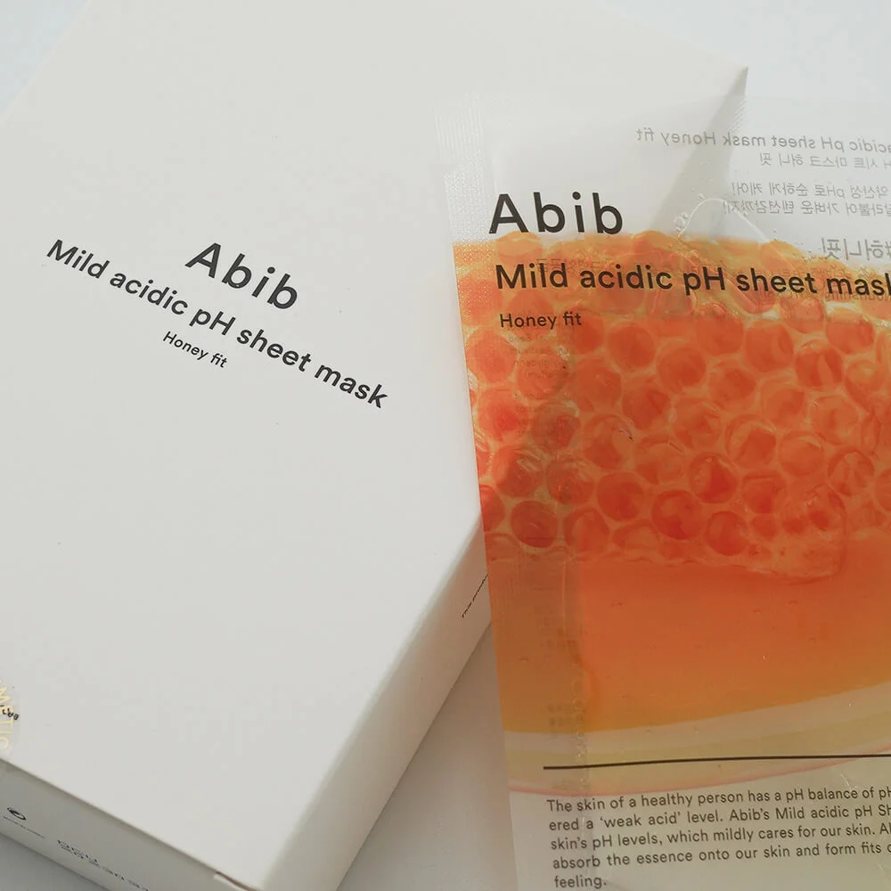 Слабокислотная маска с мёдом для сияния кожи Abib Mild Acidic pH Sheet Mask Honey Fit