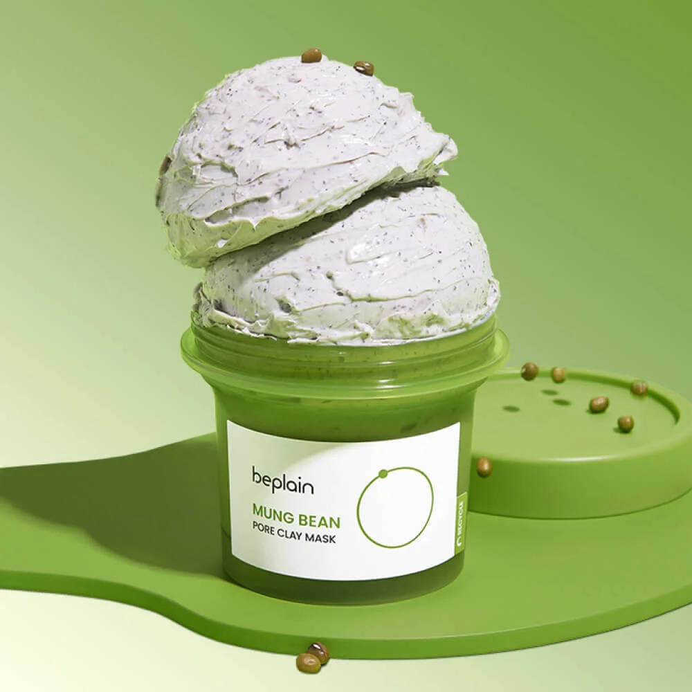 Глиняная маска для сужения пор с бобами маш beplain Mung Bean Pore Clay Mask