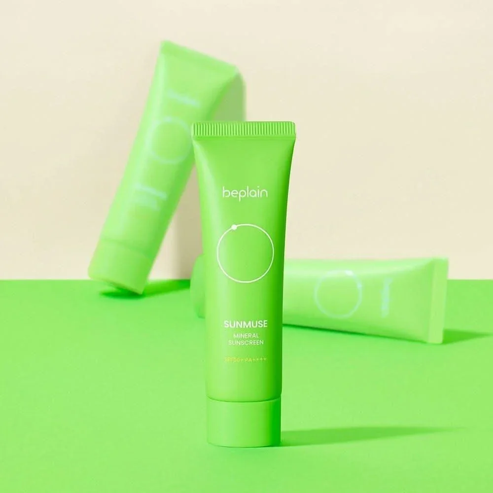 Минеральный солнцезащитный крем Beplain Sun Muse Mineral Sunscreen SPF50+ PA++++ 50ml