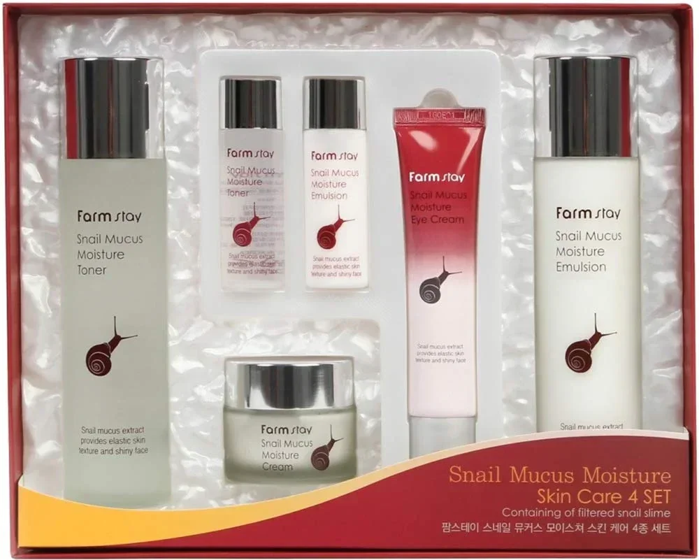 Набор улиточный Farm stay Snail Mucus Moisture Skin Care 4 Set 