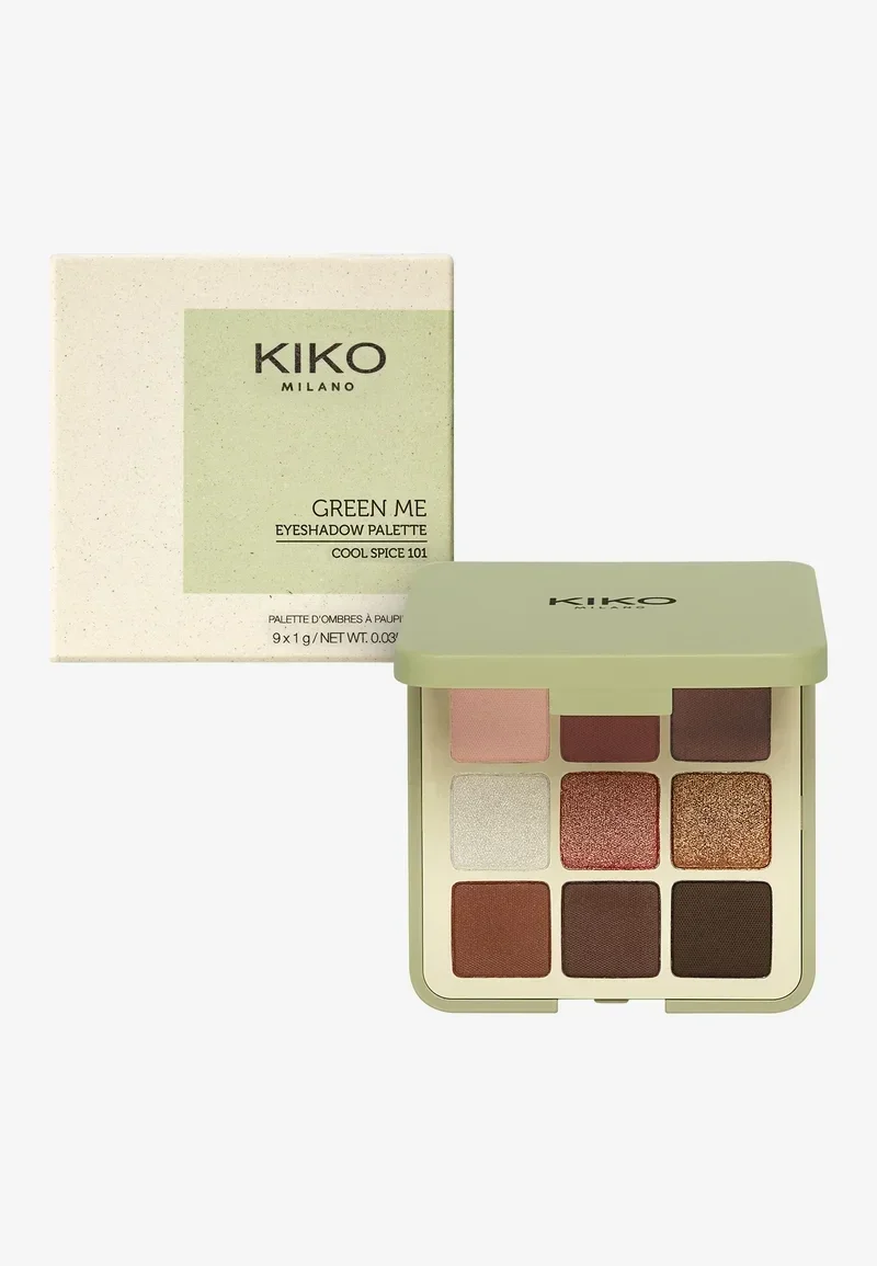 Палитра компактных теней 9 оттенков KIKO EYESHADOW PALETTE 101 Cool Spice