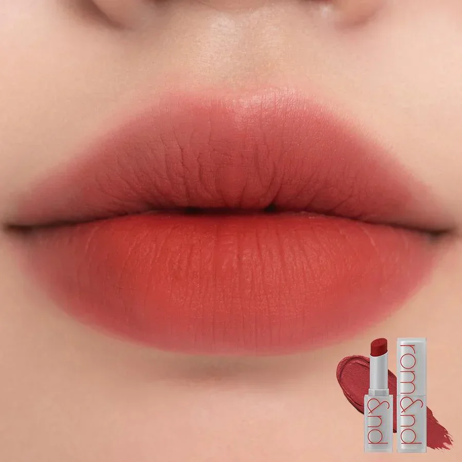 Лёгкая матовая помада для губ rom&nd Zero Matte Lipstick 18 Tanning Red 18