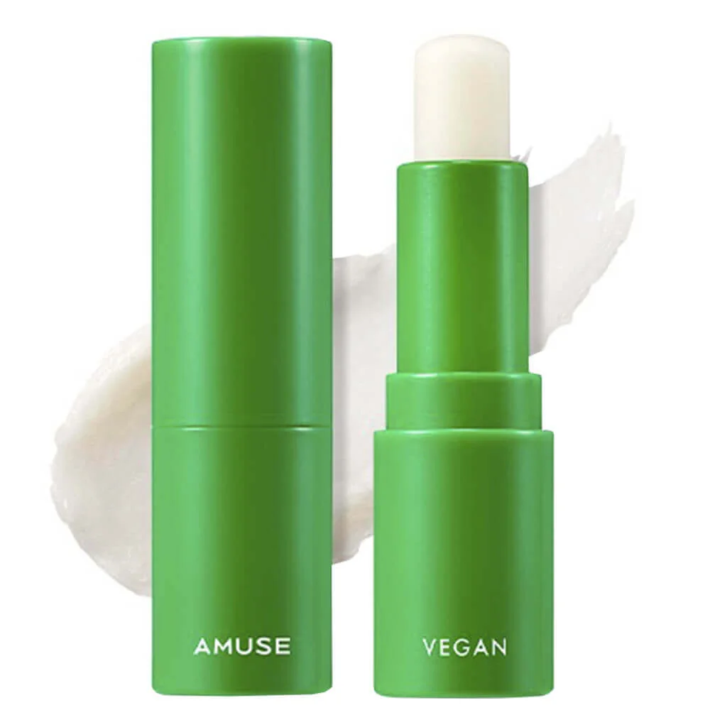 Веганский увлажняющий бальзам для губ AMUSE Vegan Green Lip Balm 