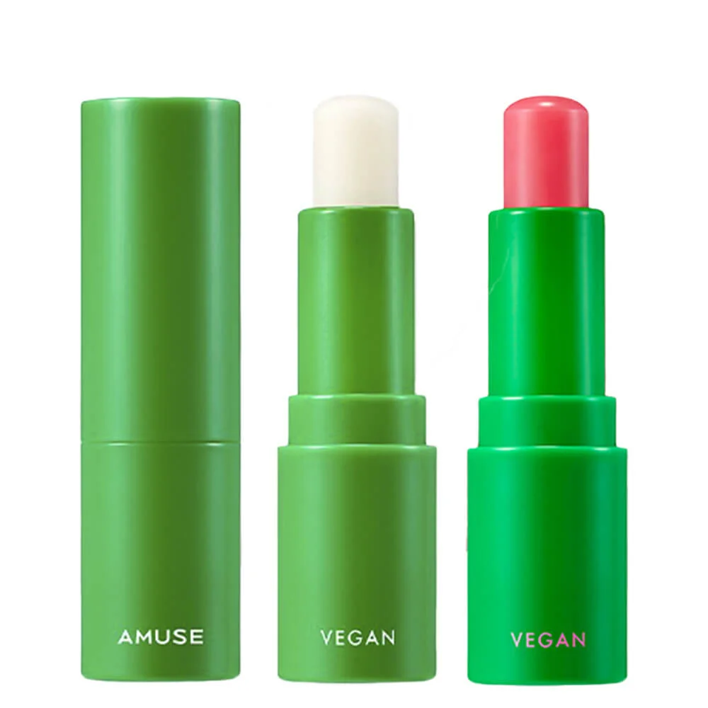 Веганский увлажняющий бальзам для губ AMUSE Vegan Green Lip Balm 