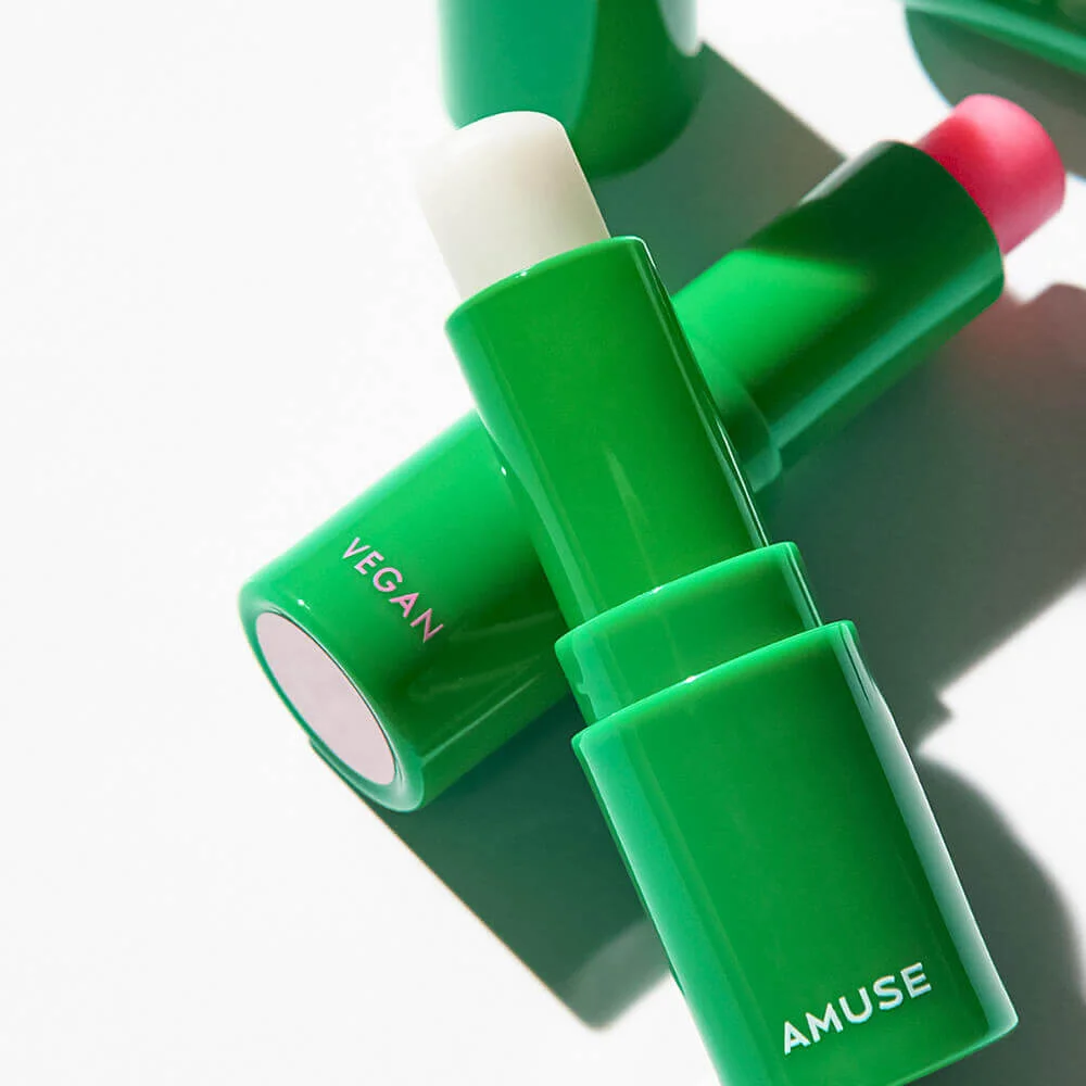 Веганский увлажняющий бальзам для губ AMUSE Vegan Green Lip Balm 