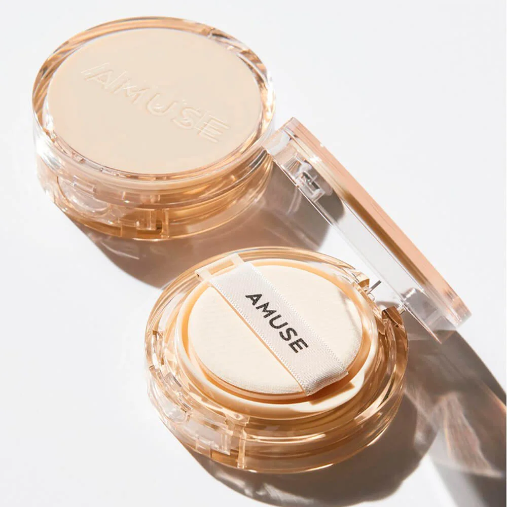 Увлажняющий тональный кушон Amuse Dew Jelly Vegan Cushion SPF 38 PA++  