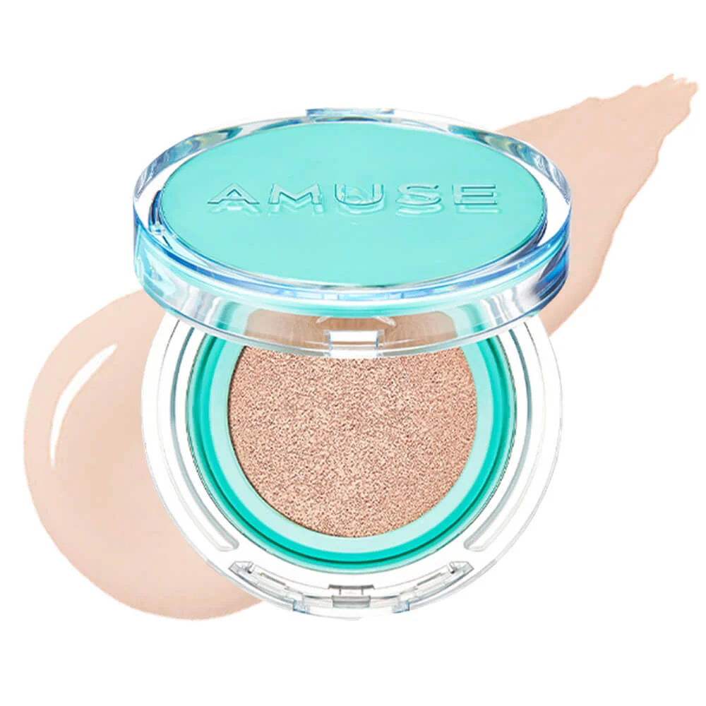 Стойкий матовый кушон AMUSE Meta Fixing Vegan Cushion SPF45 PA++ 1.5 Natural 1.5