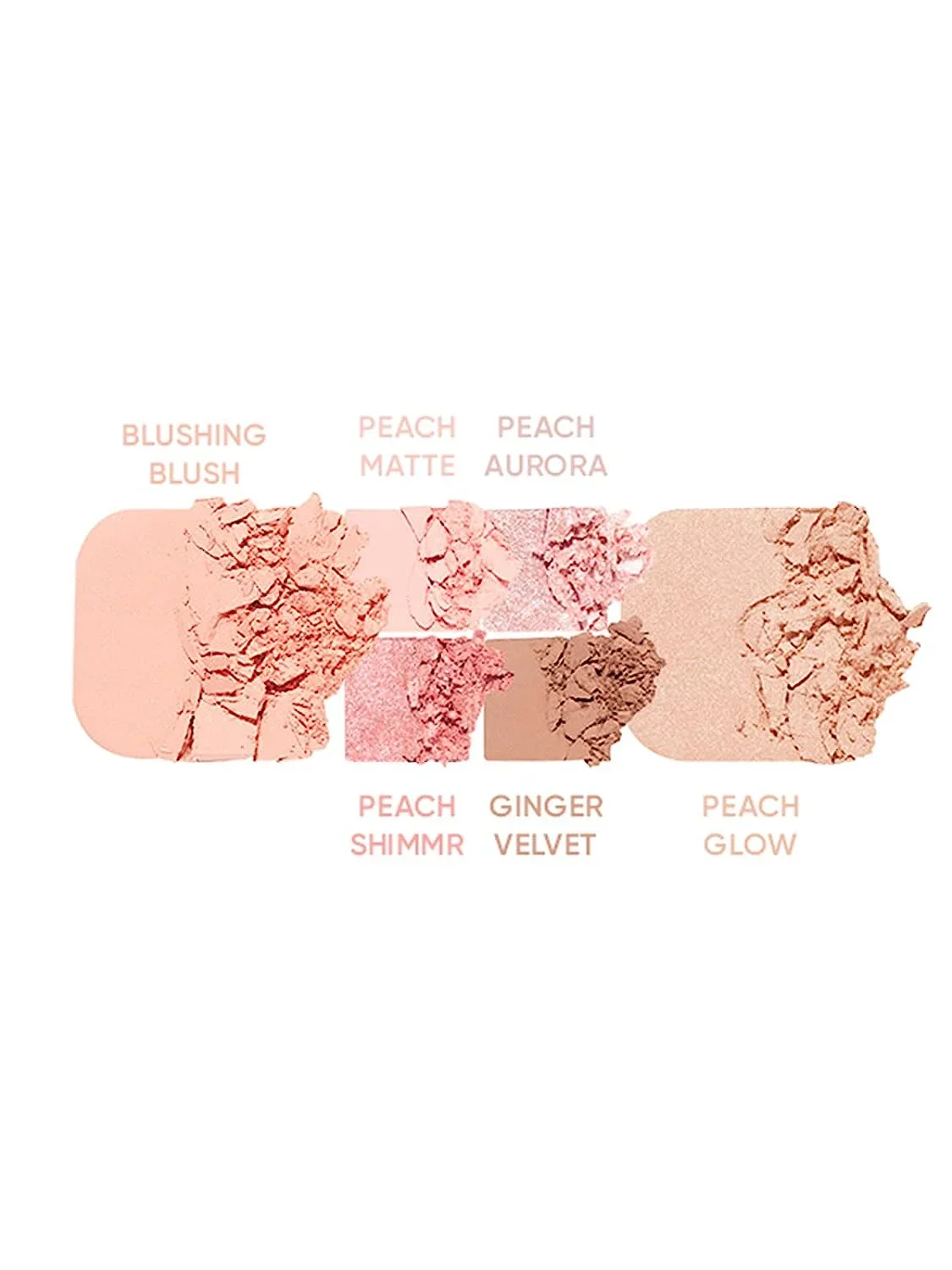 Веганская палетка для лица AMUSE Vegan Face All Palette 02 Peach Glow 02