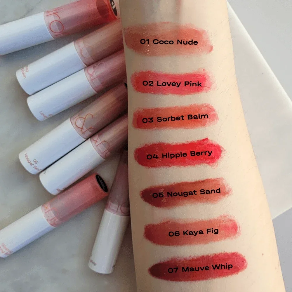 Тающий оттеночный бальзам для губ rom&nd Glasting Melting Balm 06 Kaya Fig