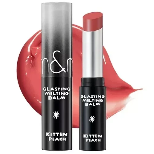 Лимитированный тающий бальзам для губ Rom&Nd X Inapsquare Glasting Melting Balm 16 Kitten Peach