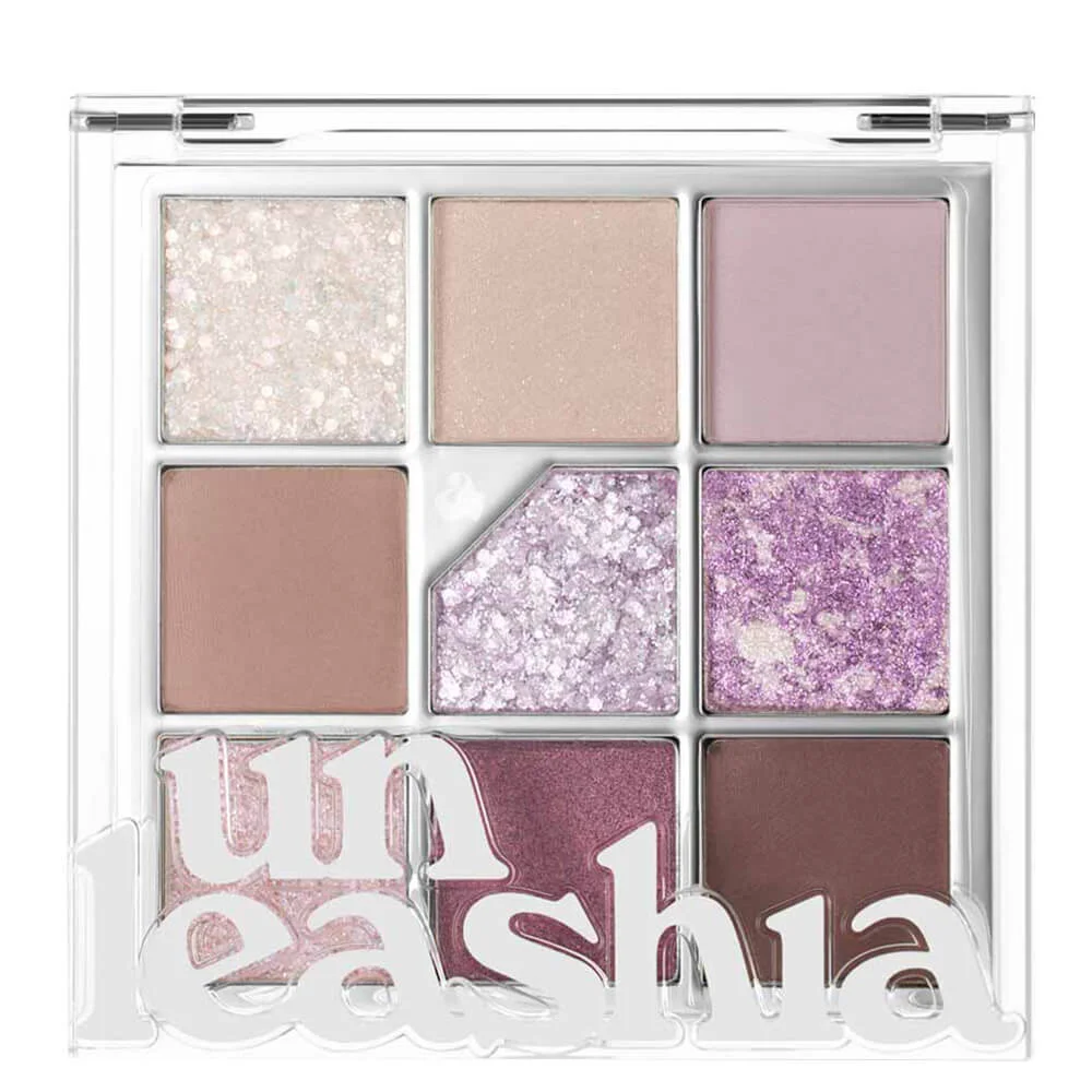 Палетка теней для век с глиттерами Unleashia Glitterpedia Eye Palette 04 All of Lavender Fog 04