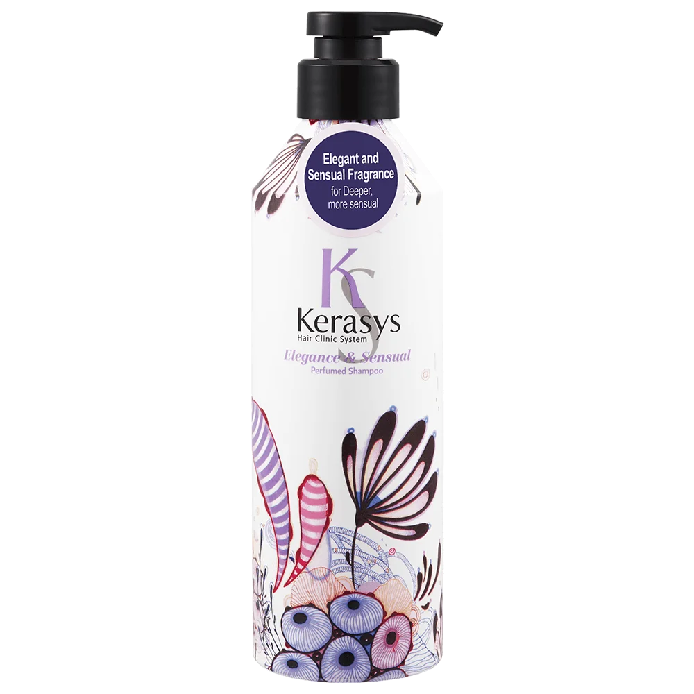 Парфюмированный шампунь для тонких волос Kerasys Perfumed Line Elegance & Sensual Shampoo