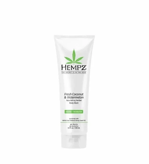 Гель для душа Кокос и Арбуз / Fresh Coconut & Watermelon Herbal Body Wash HEMPZ