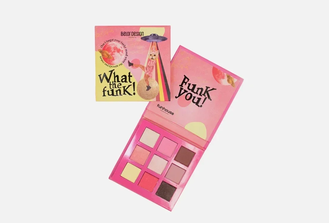 Палетка теней для век Belor Design Funhouse What the Funk!