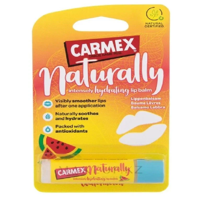 Бальзам для губ Carmex натуральный с ароматом арбуза Naturally 