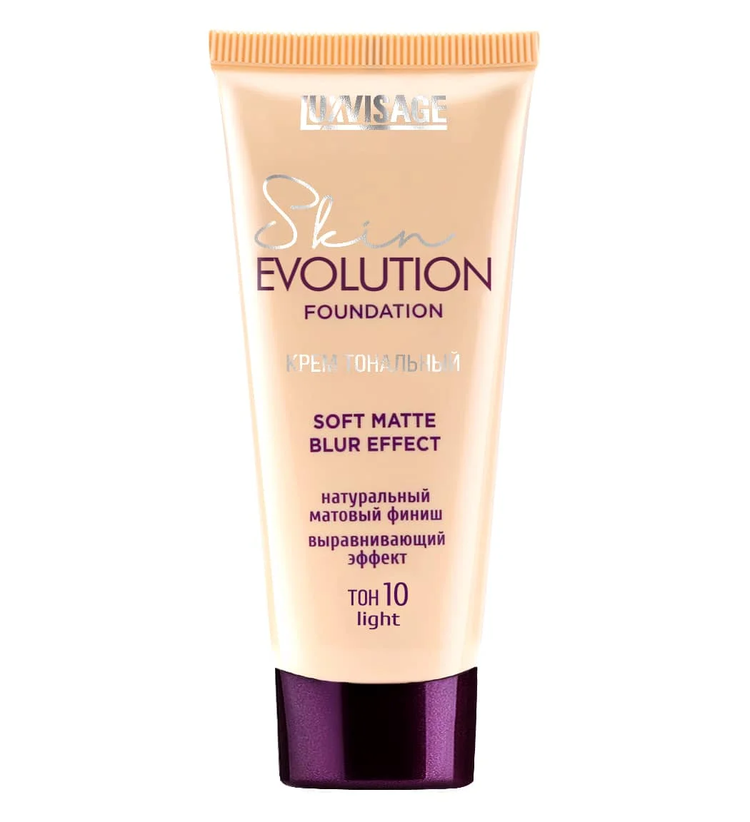 Тональный крем для лица LUXVISAGE Skin evolution soft matte blur effect  10