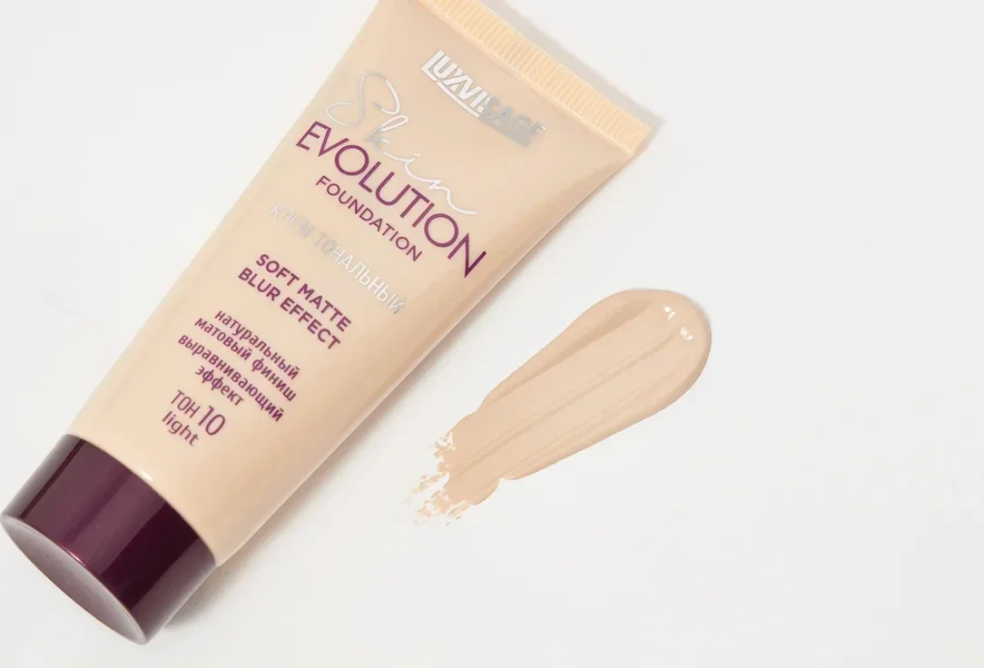 Тональный крем для лица LUXVISAGE Skin evolution soft matte blur effect 