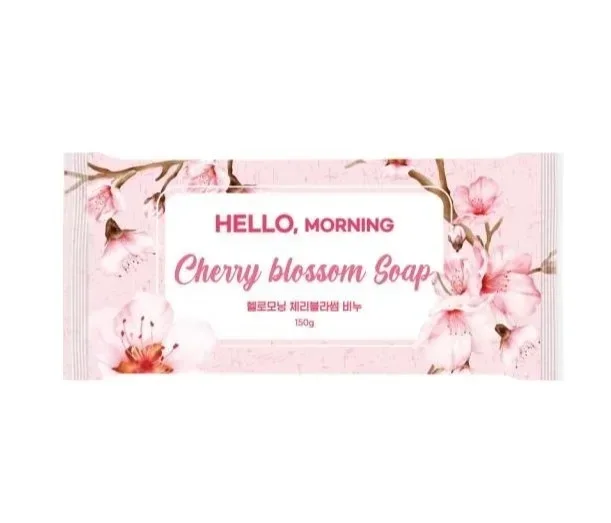 Мыло душистое туалетное "Hello, Morning" Soap Cherry Blossom Цветок Вишни