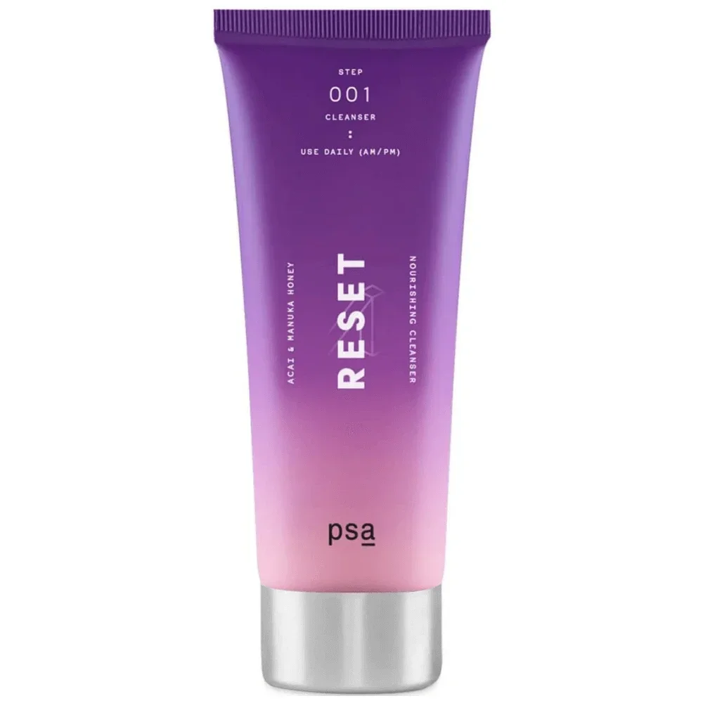 Очищающее средство для сияния кожи PSA Reset Acai & Manuka Honey Nourishing Cleanser