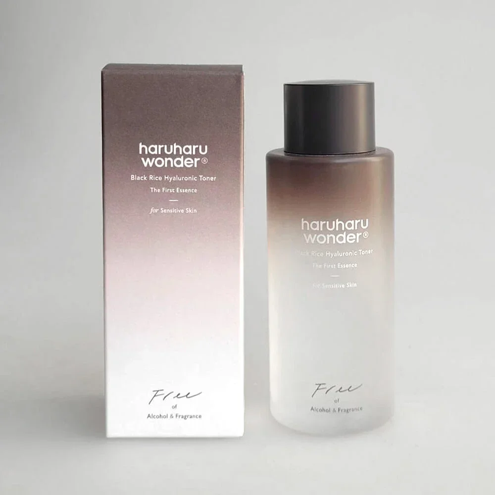 Бесспиртовой тонер с чёрным рисом Haruharu Wonder Black Rice Hyaluronic Toner For Sensitive Skin 