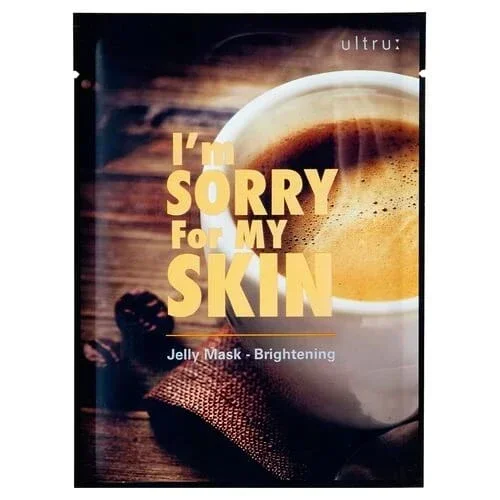 Осветляющая тканевая маска с экстрактом лотоса I'm Sorry for My Skin Brightening Jelly Mask (Coffee)