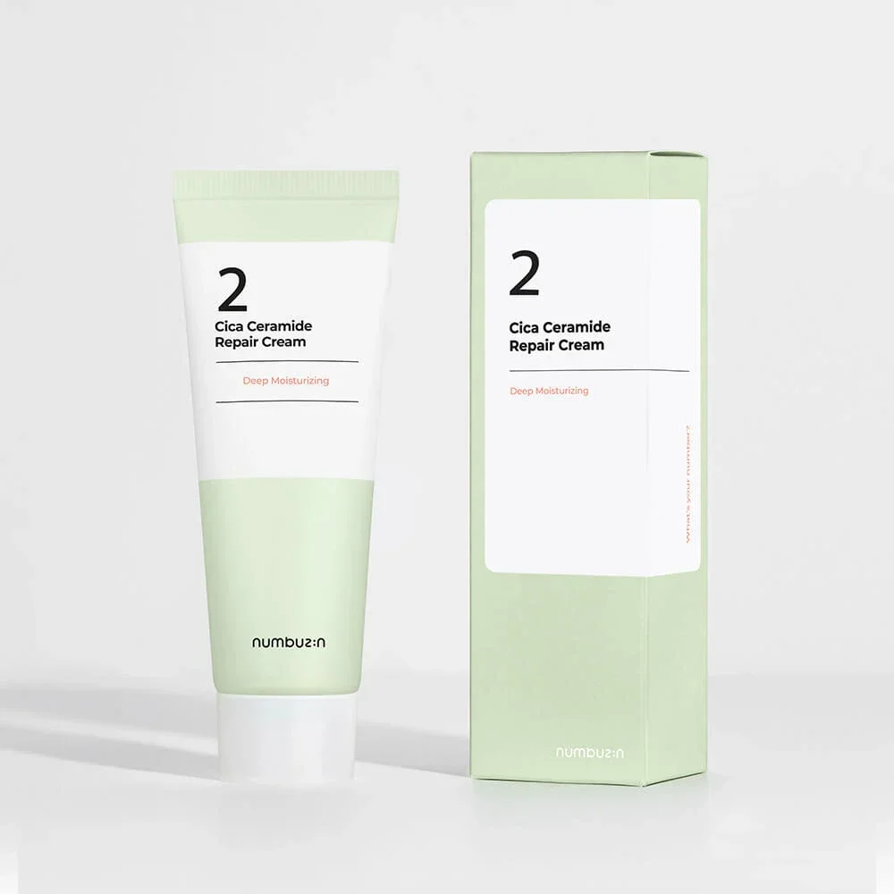 Восстанавливающий крем с центеллой и церамидами numbuzin No.2 Cica Ceramide Repair Cream