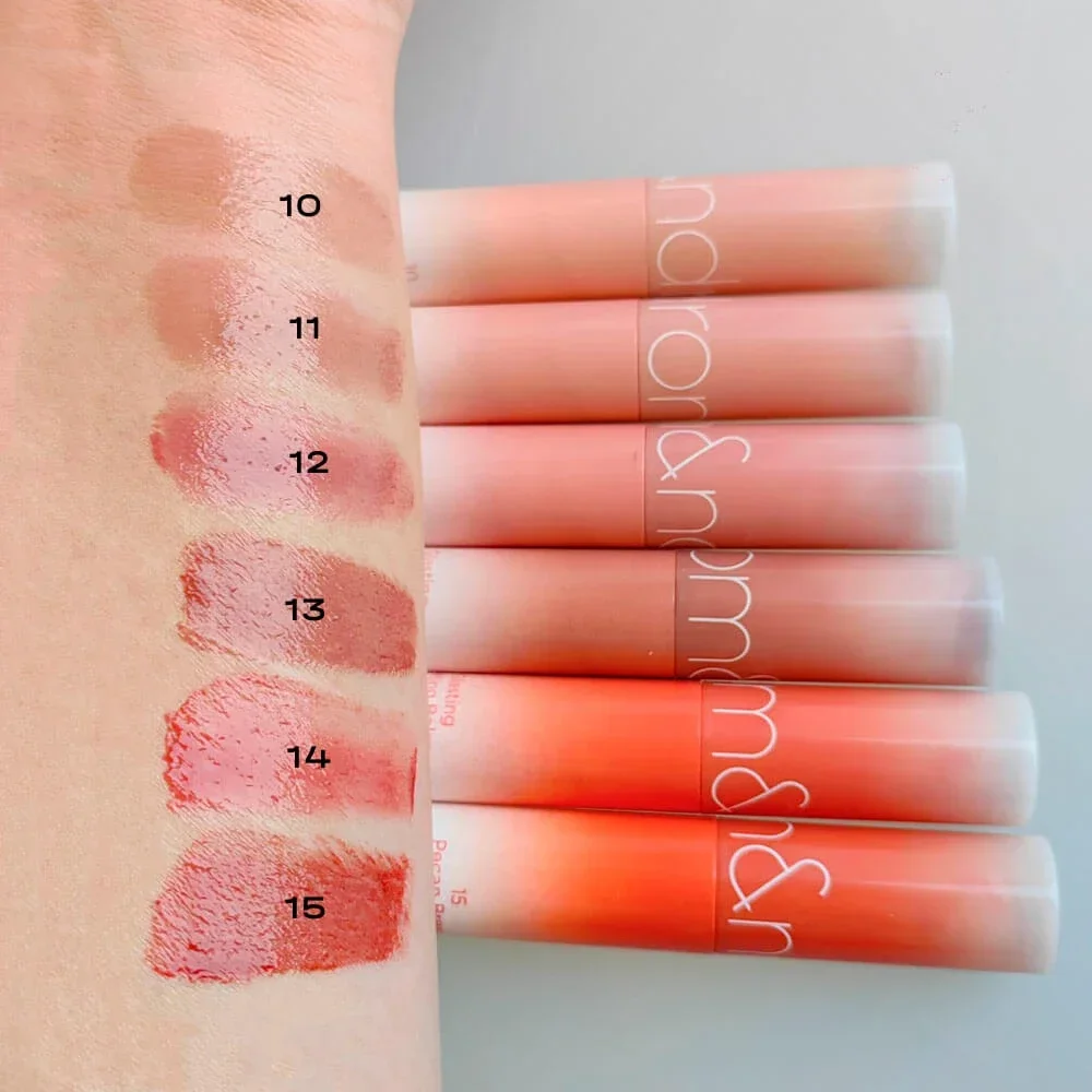 Тающий оттеночный бальзам для губ rom&nd Glasting Melting Balm