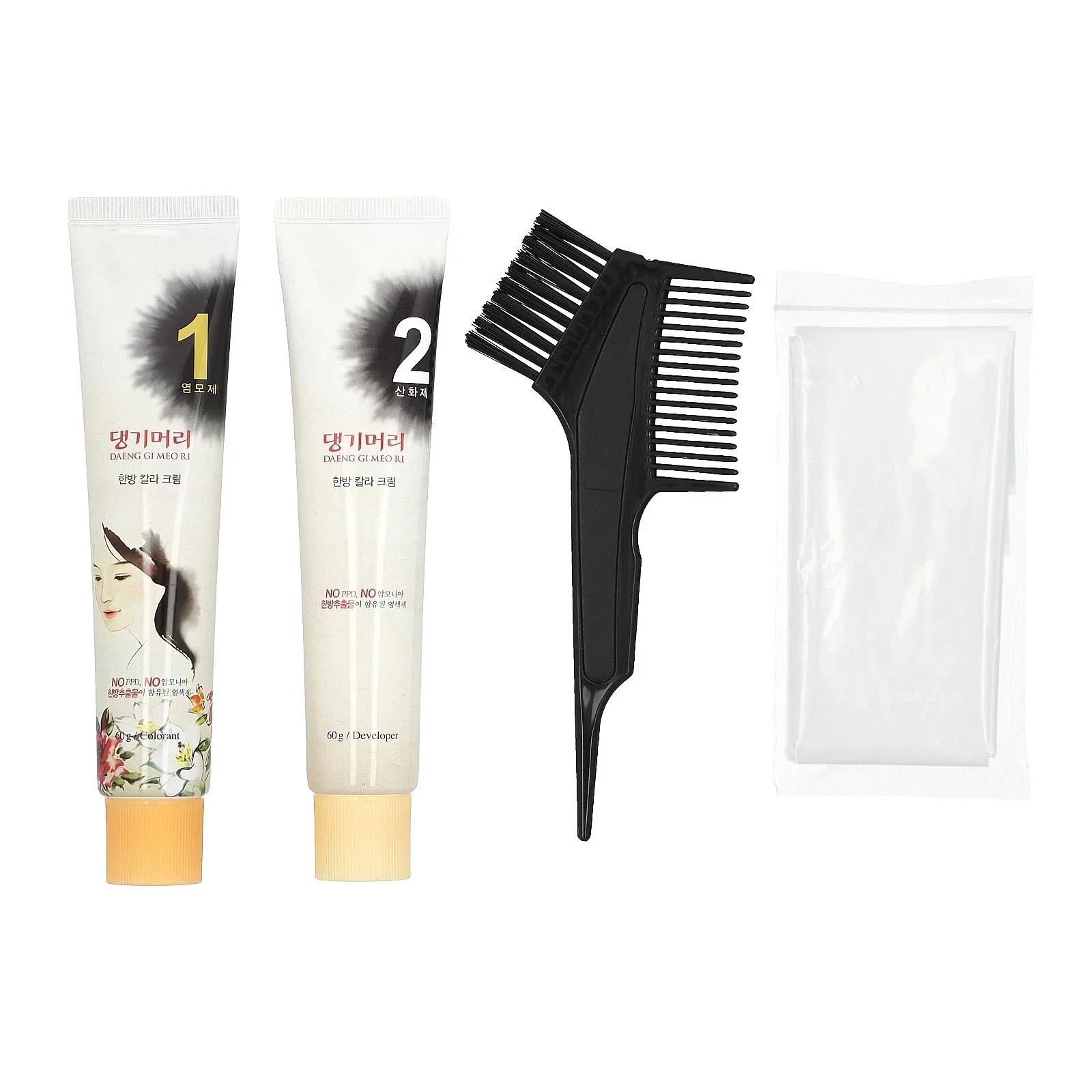 Daeng Gi Meo Ri Мягкая краска для волос на основе лекарственных трав Black 