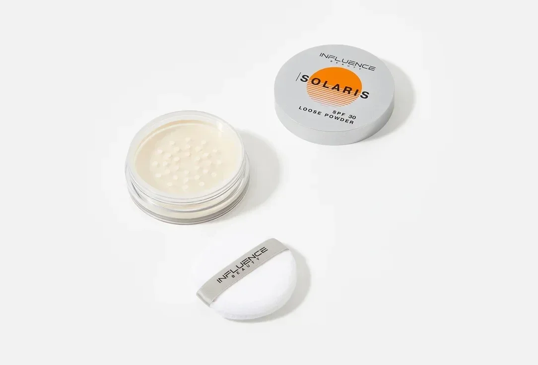 Рассыпчатая пудра для лица SPF 30 INFLUENCE beauty Solaris