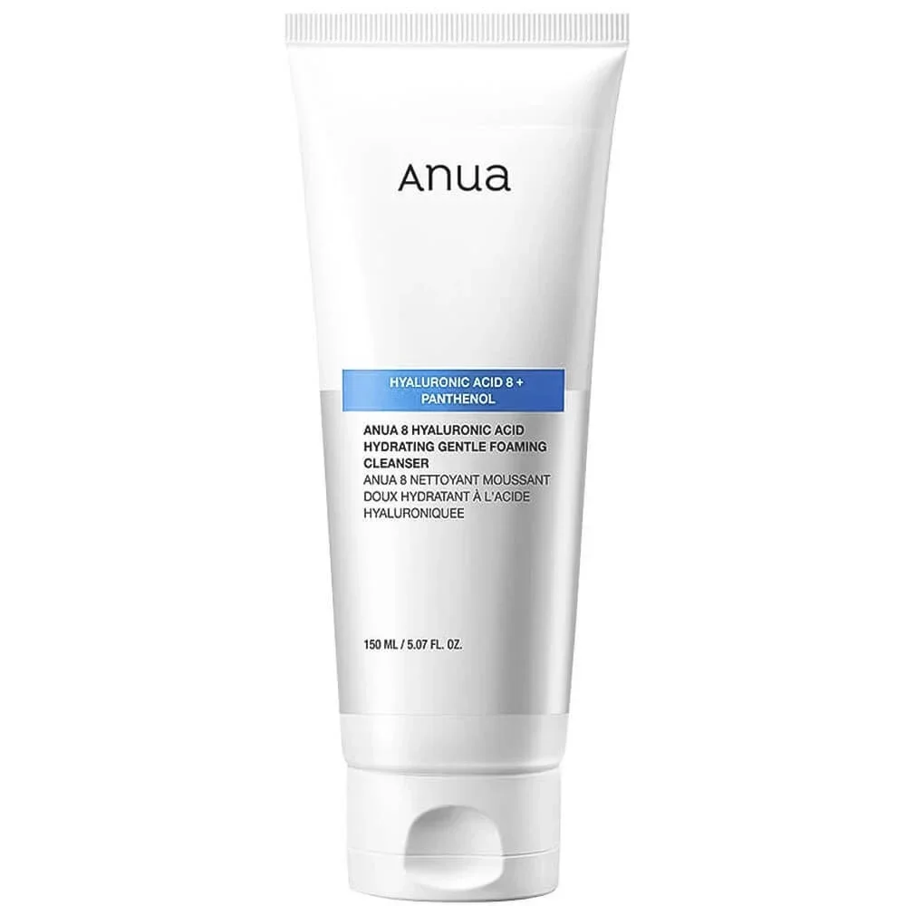 Мягкая пенка для умывания Anua 8 Hyaluronic Acid Hydrating Gentle Foaming Cleanser