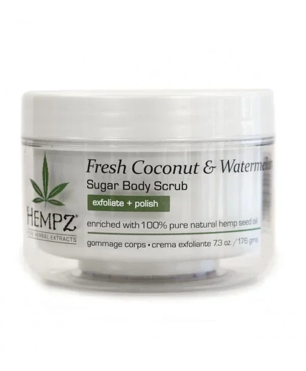 Скраб для тела Кокос и Арбуз Fresh Coconut & Watermelon Herbal Sugar Body Scrub