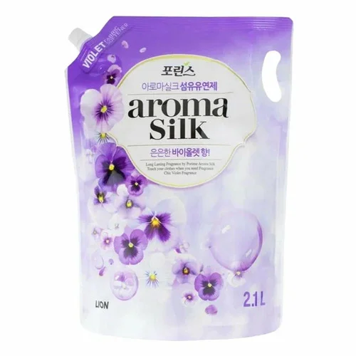 Кондиционер для белья Lion Aroma Silk с ароматом Фиалки, 2.1л