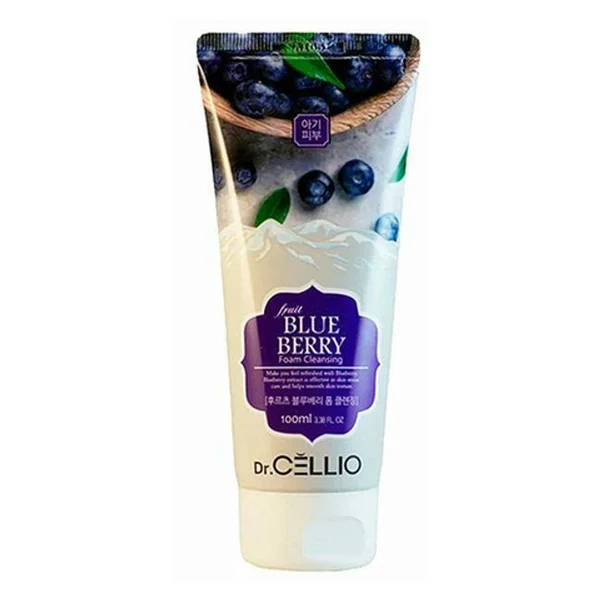 Dr. Cellio Очищающая пенка для умывания с экстрактом черники Fruit Blueberry Foam Cleansing (100 мл)