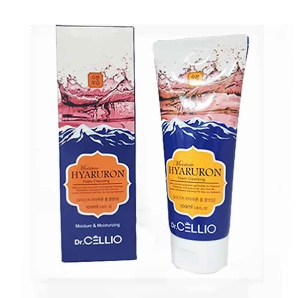 Dr.CELLIO Пенка для умывания с гиалуроновой кислотой Hyaluron Foam Cleansing, 100 мл